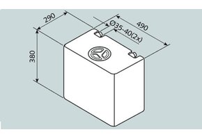 Fusion Watertank 50L V4-01 EV1004
