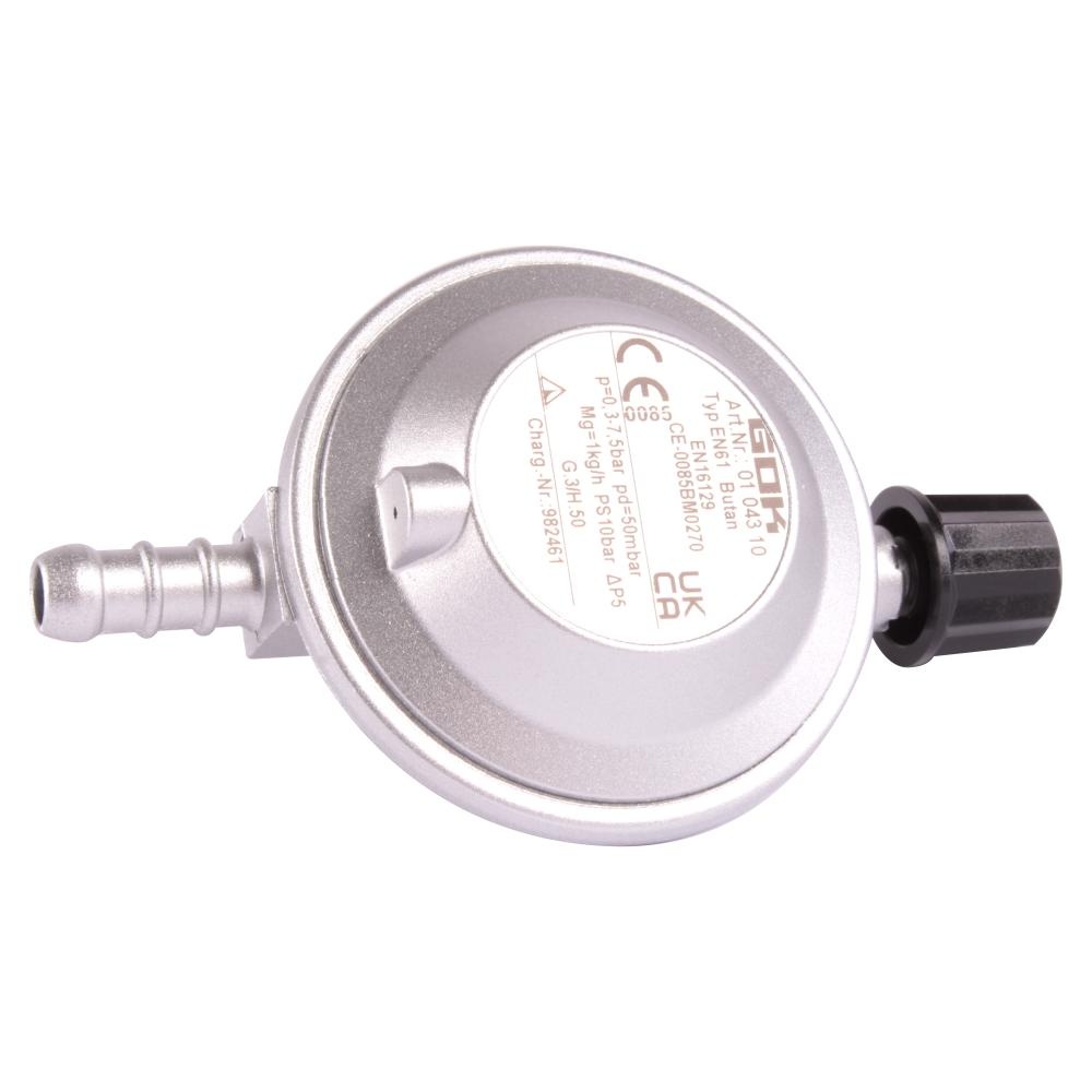 GOK Drukregelaar Campingaz 50mb Slangpilaar