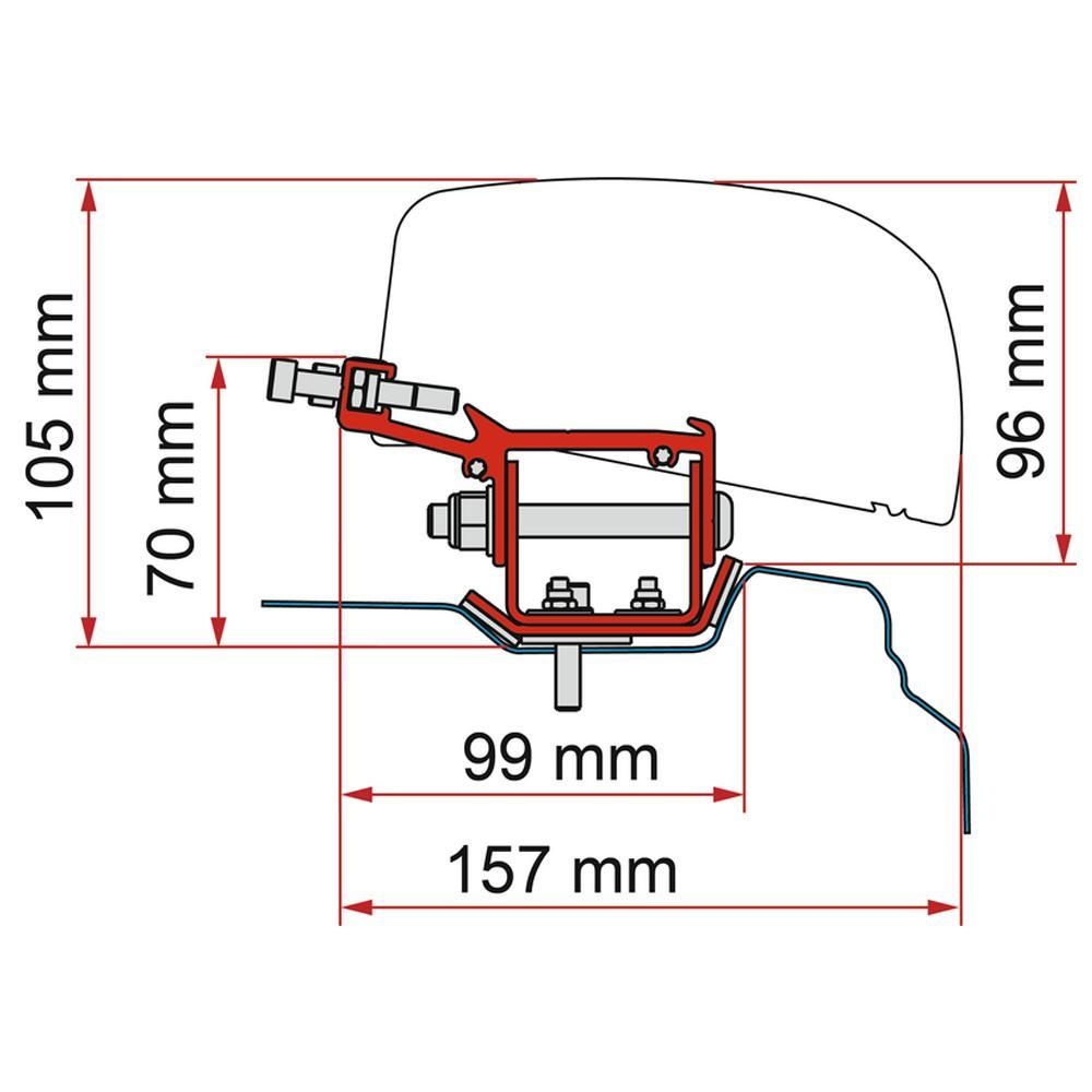 Fiamma Renault Trafic Kit H1-L2 >2014 F40Van
