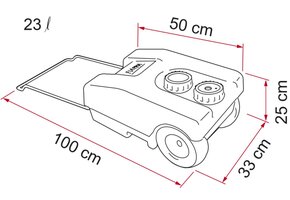 Fiamma Vuilwatertank Roll-Tank 23W