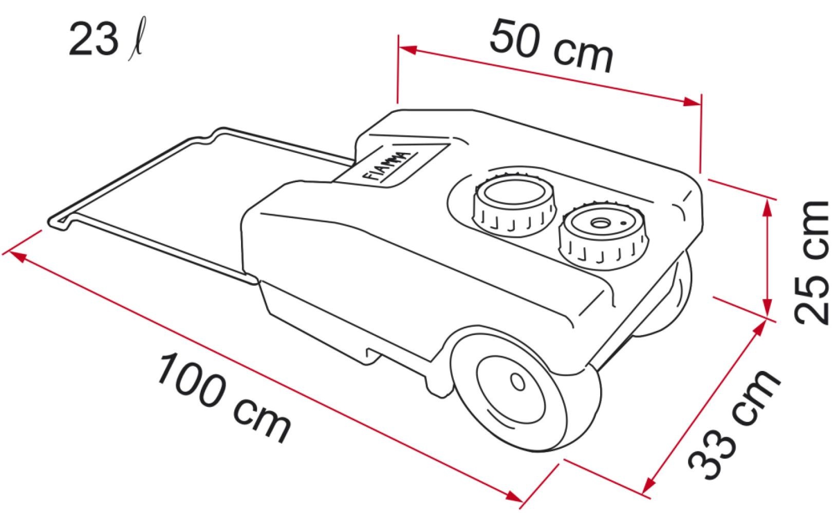 Fiamma Vuilwatertank Roll-Tank 23W