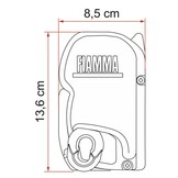 Fiamma F45S 260 PSA Deep Black-Royal Grey