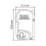 Fiamma F45S 190 Polar White-Royal Grey