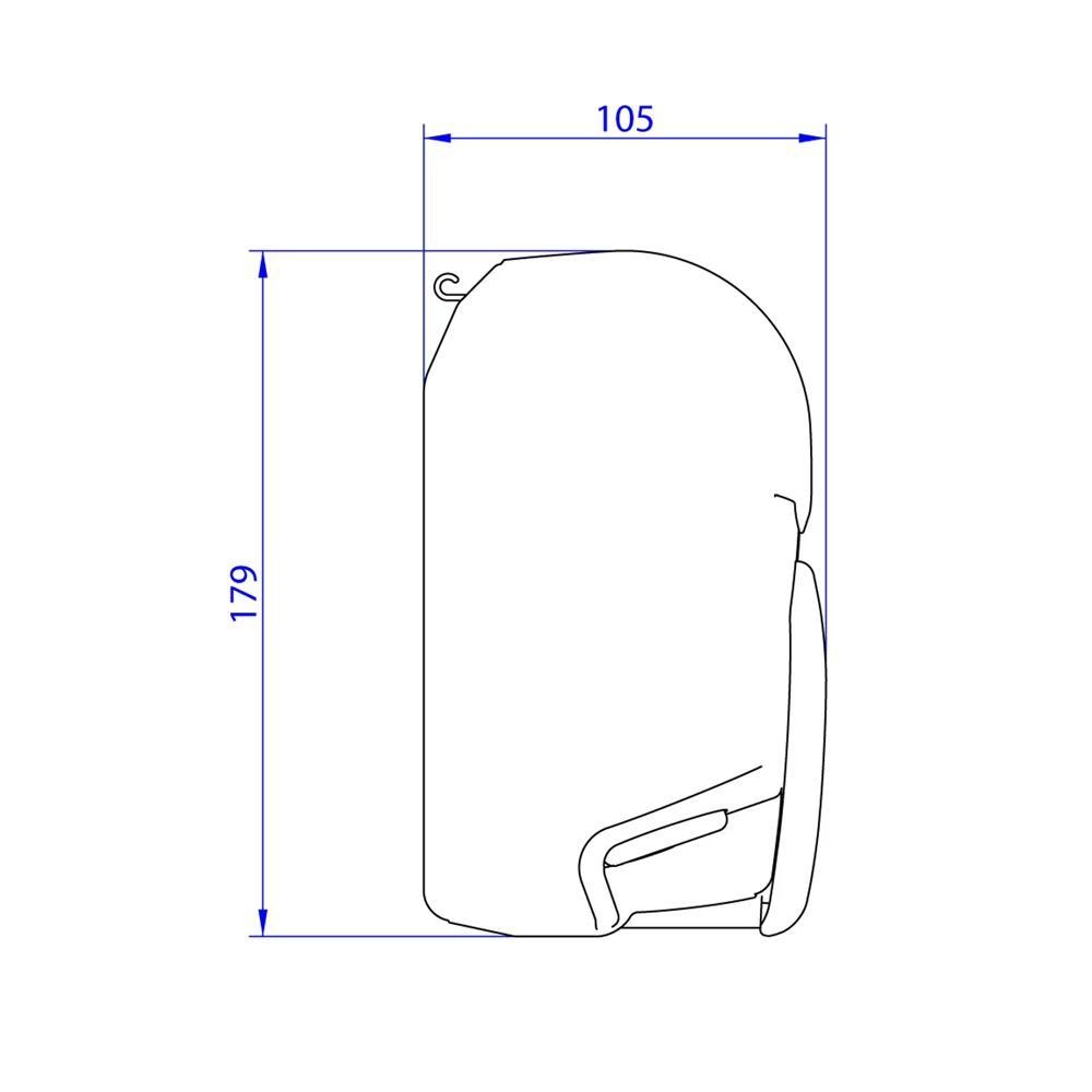 Thule 8000 230V 500 Antraciet-Mystic Grey