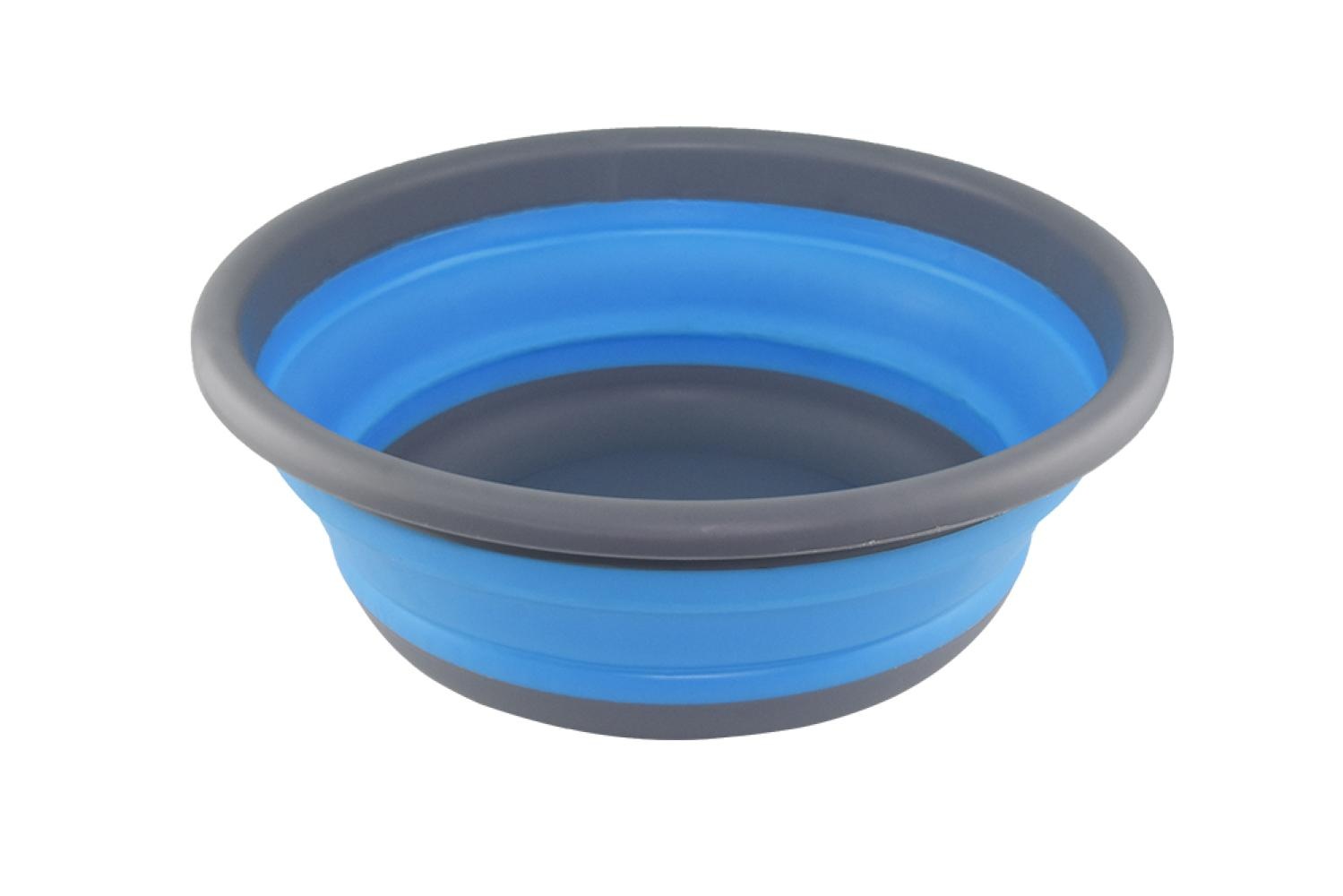 ViaMondo Wasbak Opvouwbaar Rond Blauw 9L ViaMondo Wasbak Opvouwbaar Rond Blauw 9L