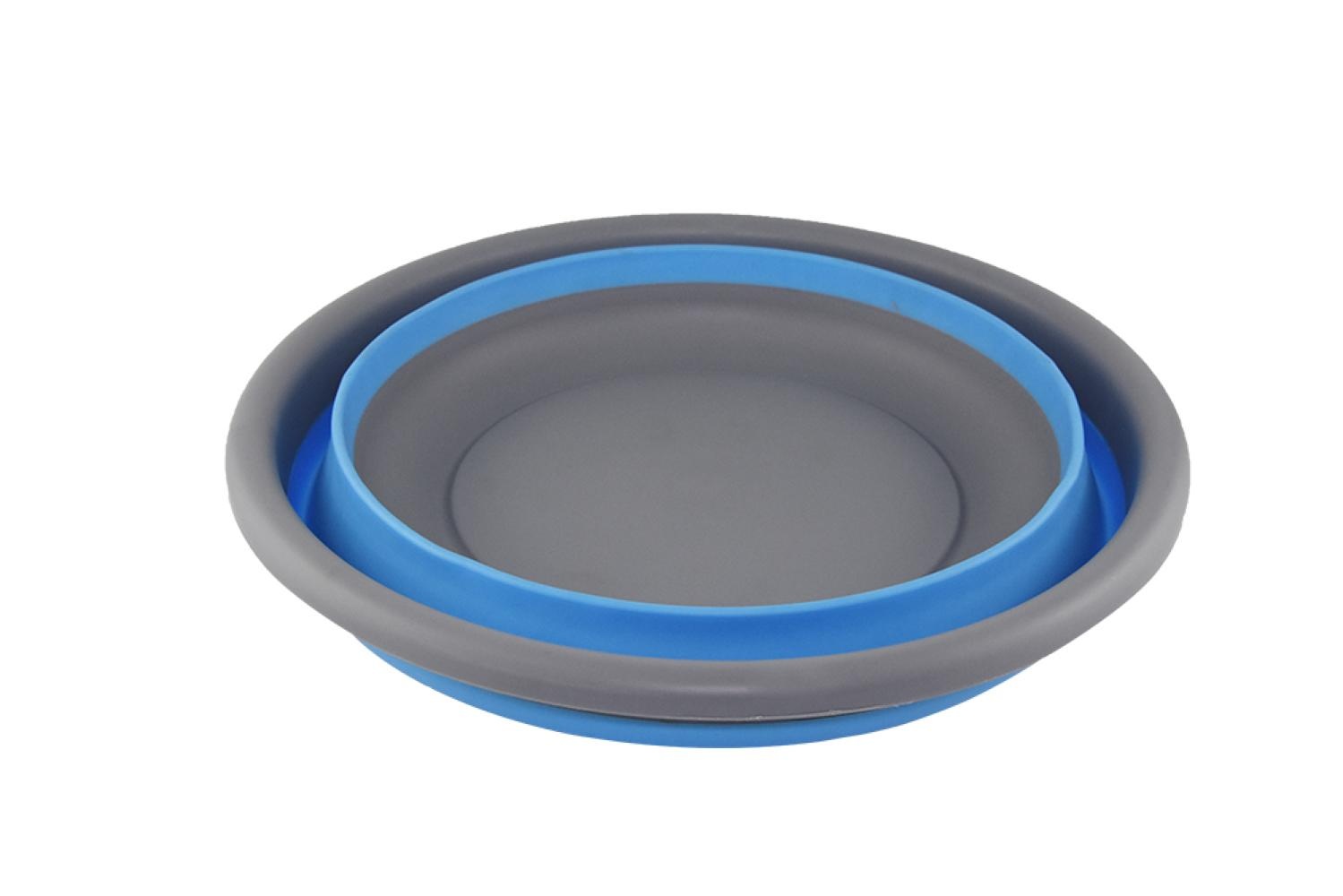 ViaMondo Wasbak Opvouwbaar Rond Blauw 9L ViaMondo Wasbak Opvouwbaar Rond Blauw 9L