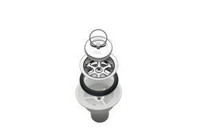 Smev Afvoerplug Recht 25mm Compleet