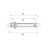 Dometic Serviceluik SK4 70x30.5cm Wit
