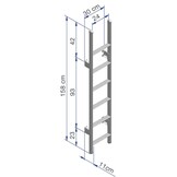 Thule Ladder Deluxe 6 Treden