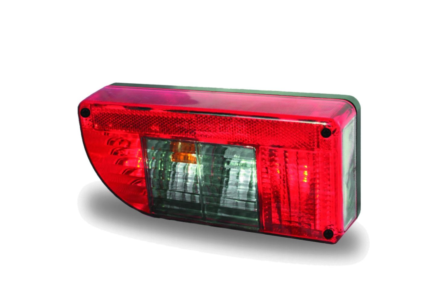 Jokon Achterlicht 821 Rem/ Knipper/ Kenteken/ Mist/ Achteruitrij/ Reflector Opbouw Links