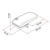 Fiamma Safe Door Magnum Frame