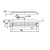 Jokon Derde Remlicht ZHBL03 32 LEDs met Console Rood/Wit