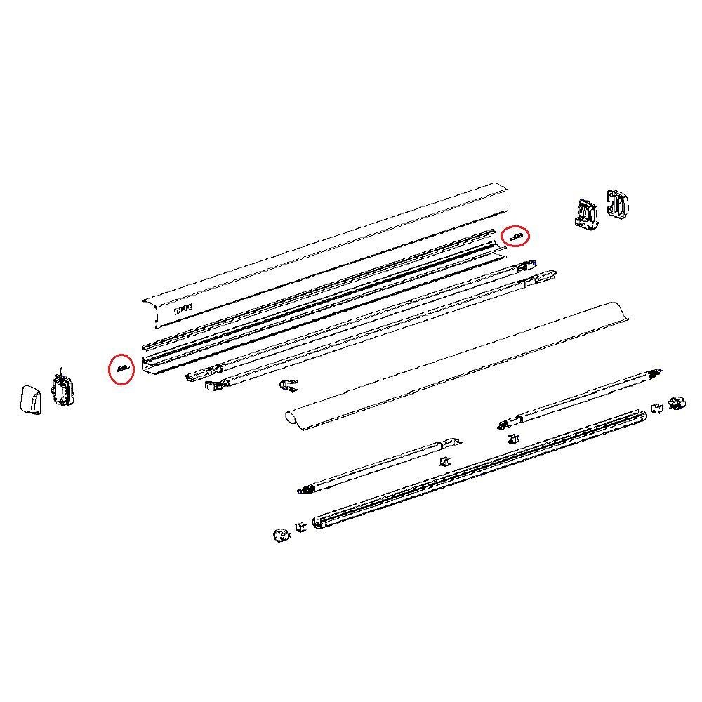 Thule Center Piece Fabric 3200 L+R