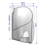 Thule 5003 190 Wit-Sapphire Blue