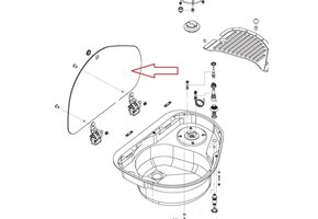 Dometic PI8802 Glasdeksel Band Links