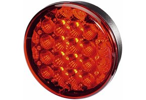 Hella Achterlicht en Remlicht LED Inbouw Rood Glas