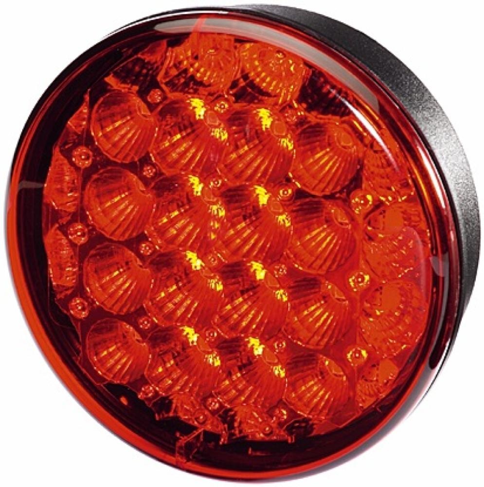 Hella Achterlicht en Remlicht LED Inbouw Rood Glas