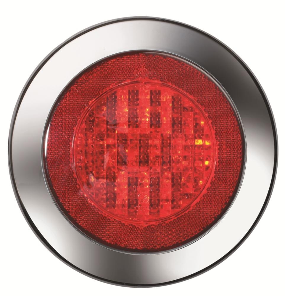Jokon Mistlicht LED 735 met Reflector Rond Rood Jokon Mistlicht LED 735 met Reflector Rond Rood
