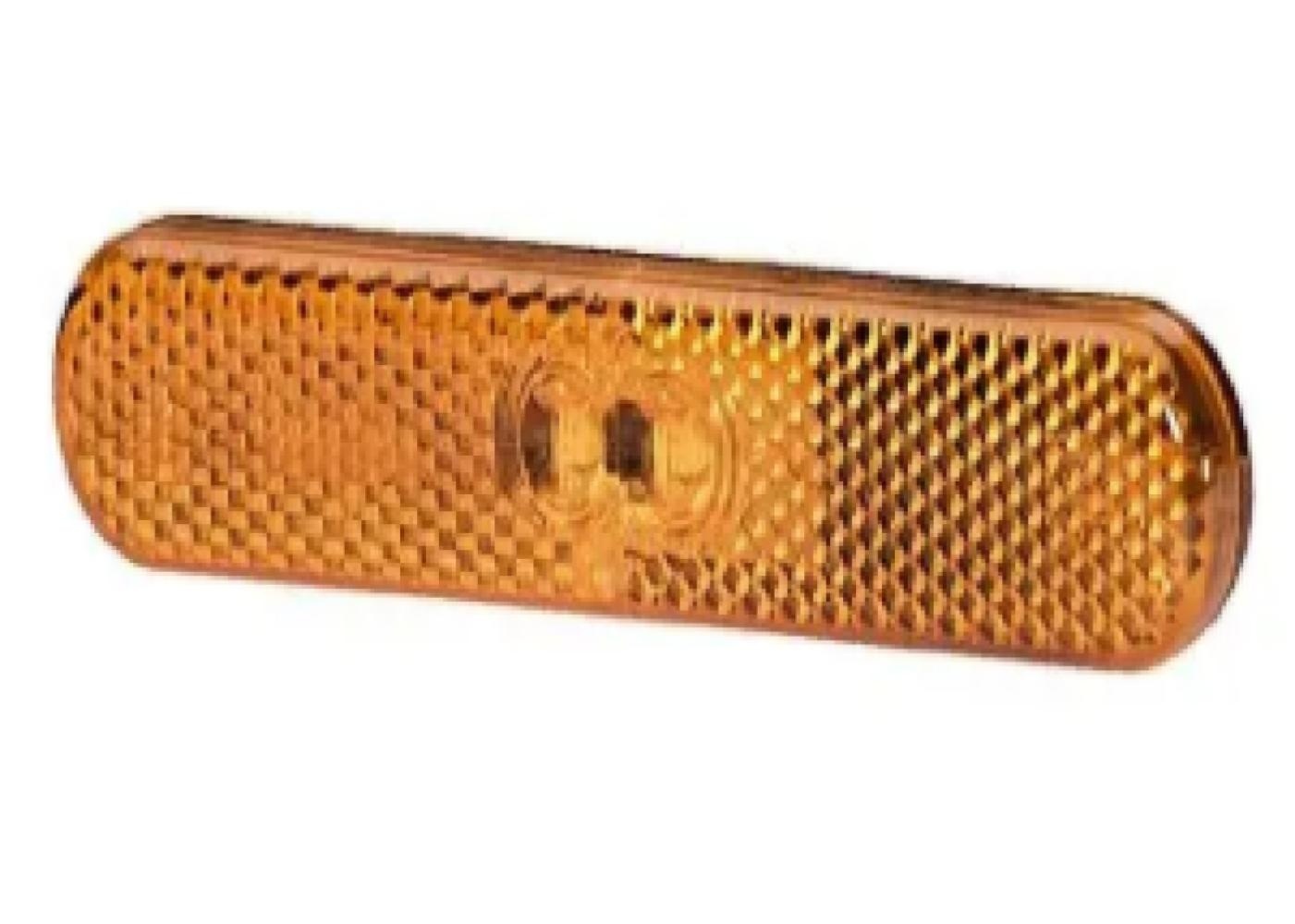 Hella Zijmarkering LED met Reflector Rechthoekig Opbouw Oranje