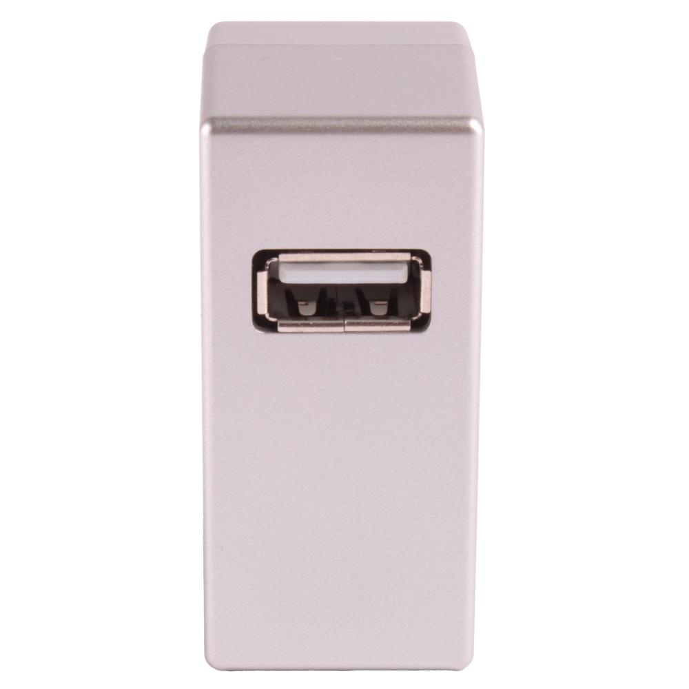 Dometic USB Lader voor 12V Lichtrail Zilver