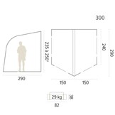 Trigano Opblaasbare Voortent Lima 300