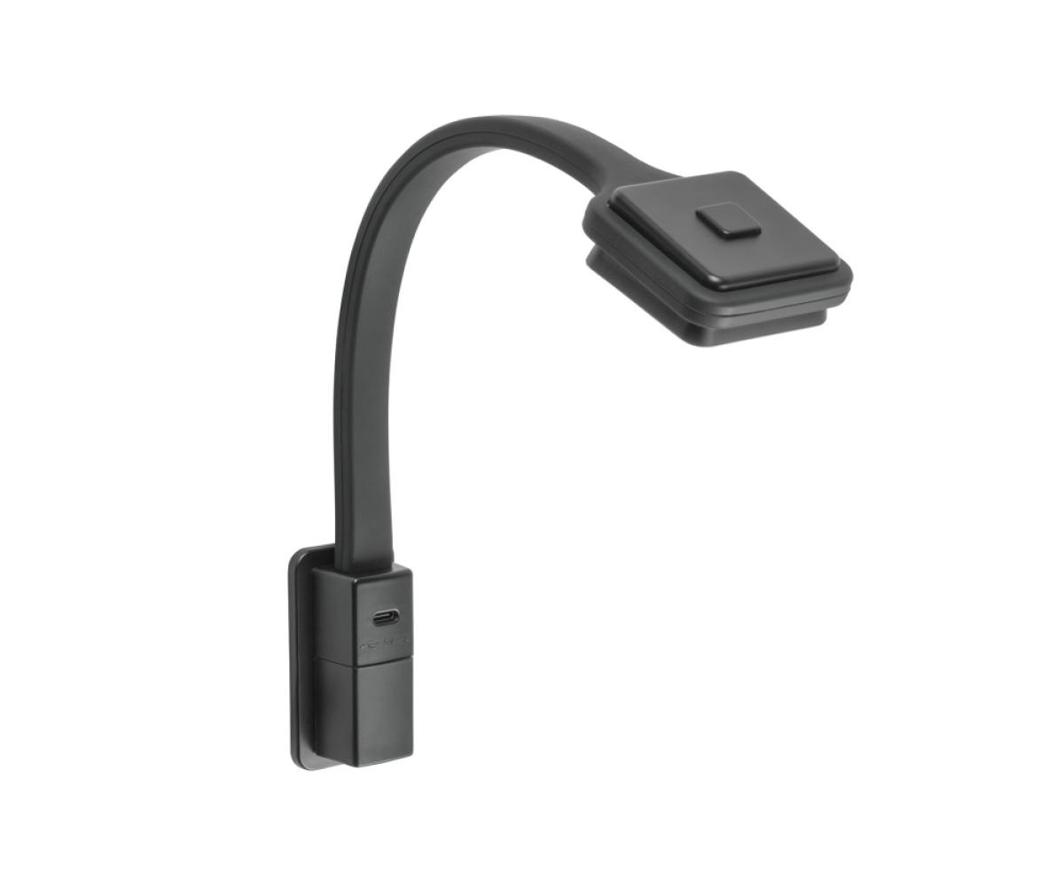 LED Lamp Zwanenhals Q2 Flex Vierkant + USB-C Zwart LED Lamp Zwanenhals Q2 Flex Vierkant + USB-C Zwart