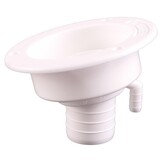 Watervulopening 40mm met Slot Wit