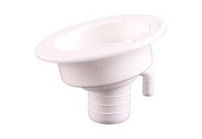 Watervulopening 40mm met Slot Wit