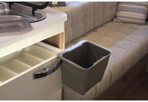 Afvalemmer Inbouw 5L Grijs