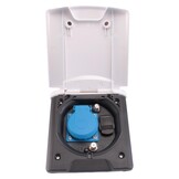 Inbouwstekkerdoos Design 2014 230V/12V/Sat Wit 210