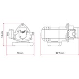 Fiamma Zelfaanzuigende Waterpomp Aqua 8 12V-10L Fiamma Zelfaanzuigende Waterpomp Aqua 8 12V-10L
