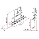 Fiamma Carry-Bike 200 DJ Ducato <2006 Fiamma Carry-Bike 200 DJ Ducato <2006