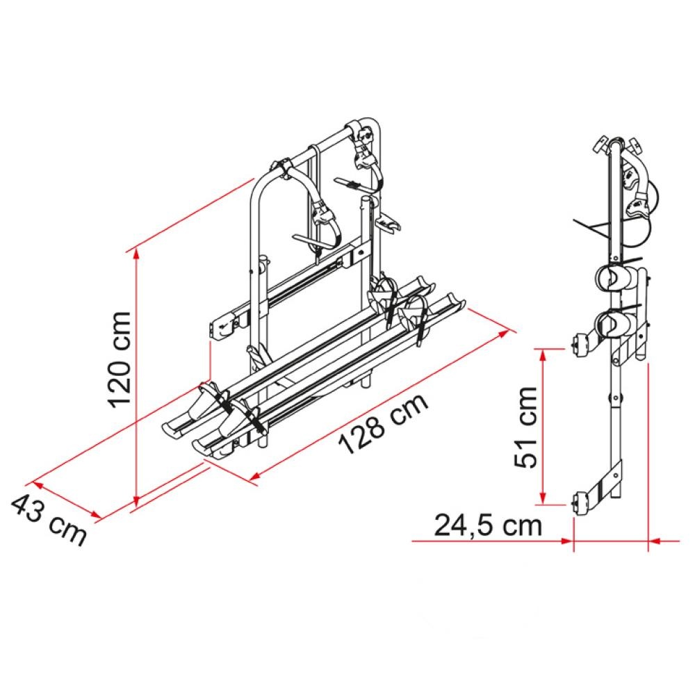 Fiamma Carry-Bike 200 DJ Ducato <2006 Fiamma Carry-Bike 200 DJ Ducato <2006
