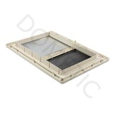 Dometic Midi Heki Style Binnenkader Slinger Uitvoering Crèmewit