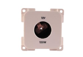 Presto Contactdoos 12V Groot Inbouw S-10.000 Wit