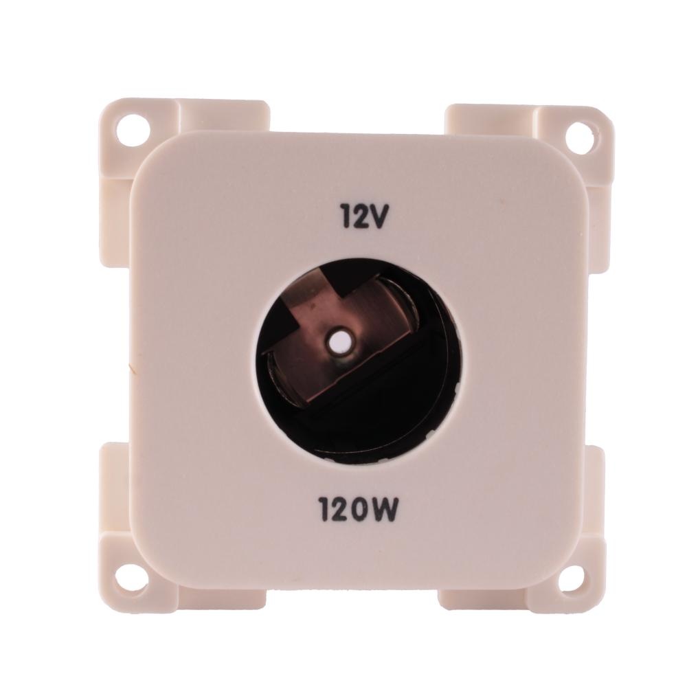 Presto Contactdoos 12V Groot Inbouw S-10.000 Wit Presto Contactdoos 12V Groot Inbouw S-10.000 Wit