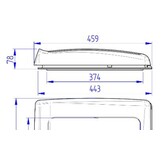 Thule Vent 12V Translucent 40x40cm