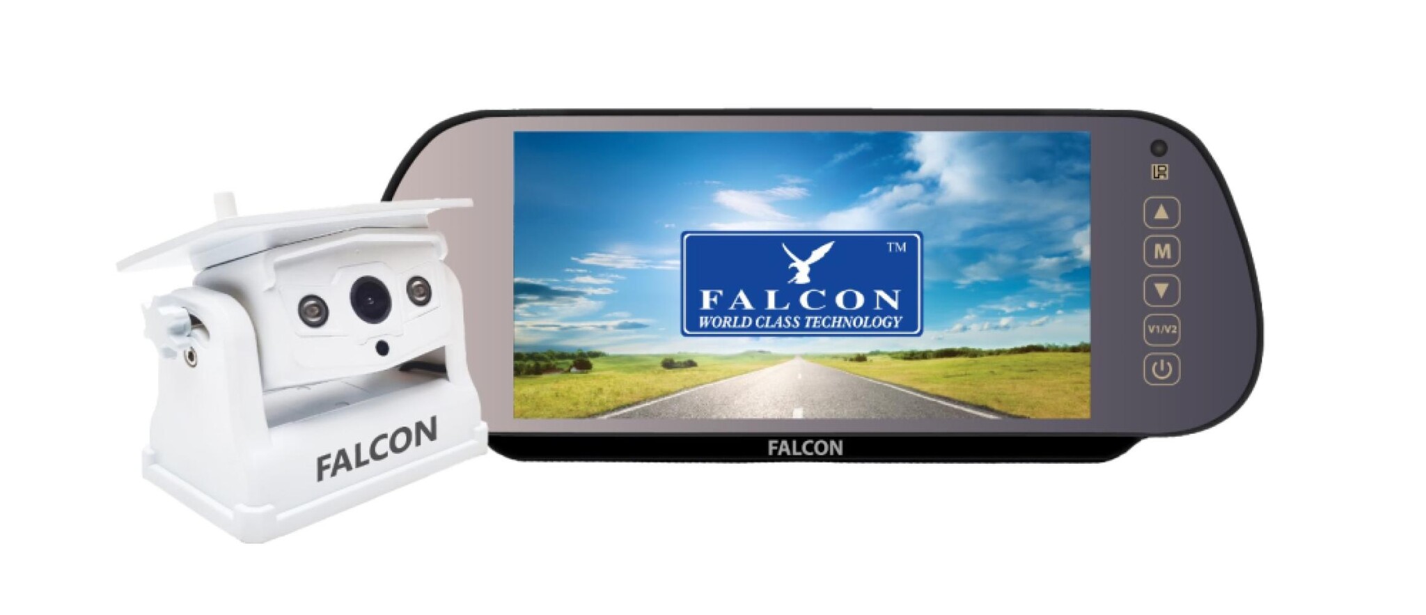 Falcon Achteruitrijcamera + Digitale Spiegel