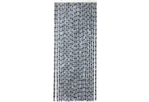 Arisol Chenille Gordijn 56x200 Blauw/Grijs