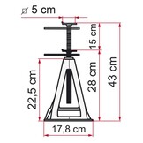 Fiamma Assteunen Aluminium 4st.