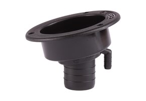 Watervulopening 40mm met Slot Zwart