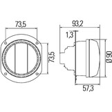 Hella Dagrijverlichting Gloeilamp met Positielicht LED Hella Dagrijverlichting Gloeilamp met Positielicht LED