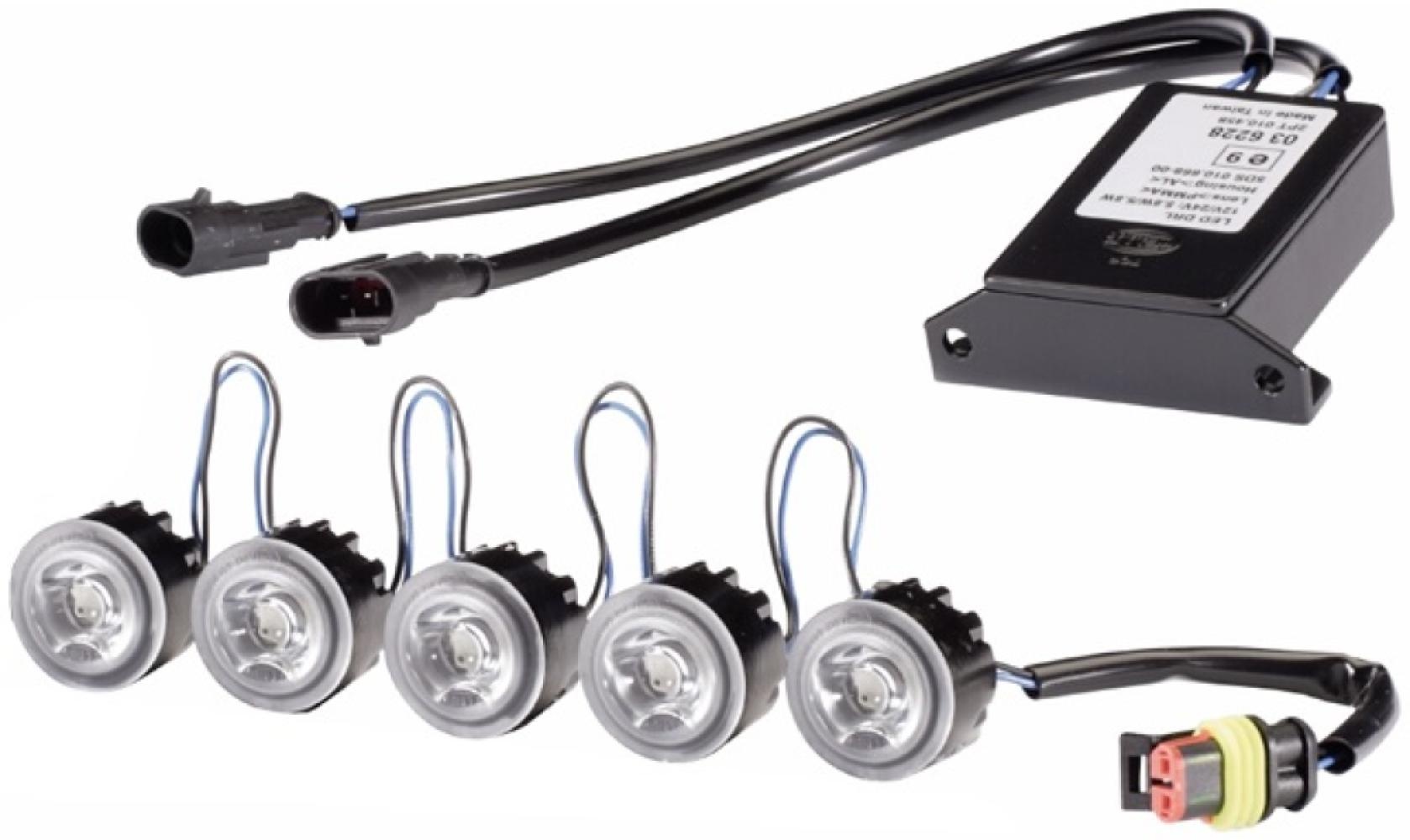 Hella Dagrijverlichtingsset LEDayFlex 5 LEDs 12/24V