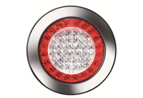 Jokon Knipper/ Rem/ Achterlicht LED 735 Rond Wit/Rood