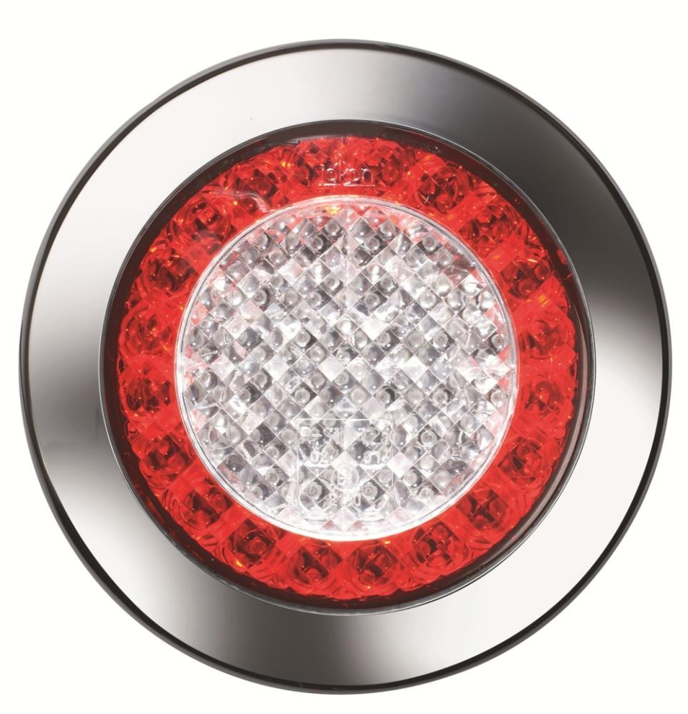 Jokon Knipper/ Rem/ Achterlicht LED 735 Rond Wit/Rood Jokon Knipper/ Rem/ Achterlicht LED 735 Rond Wit/Rood