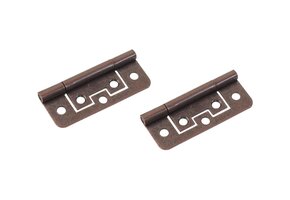 Scharnier Vlak Brons 63x25mm 2st.
