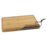 ViaMondo Snijplank met Mes Bamboe ViaMondo Snijplank met Mes Bamboe