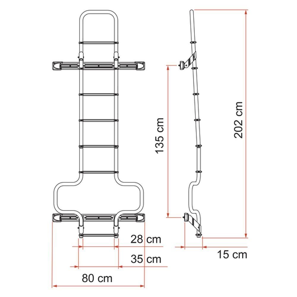Fiamma Ladder Deluxe DJ Ducato H3