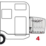 Fiamma Bike Cover Premium S 4 Fietsen Achterwand