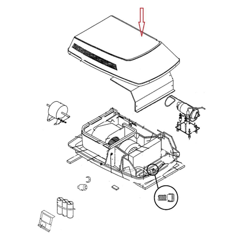 Dometic B3000 Afdekkap Beige